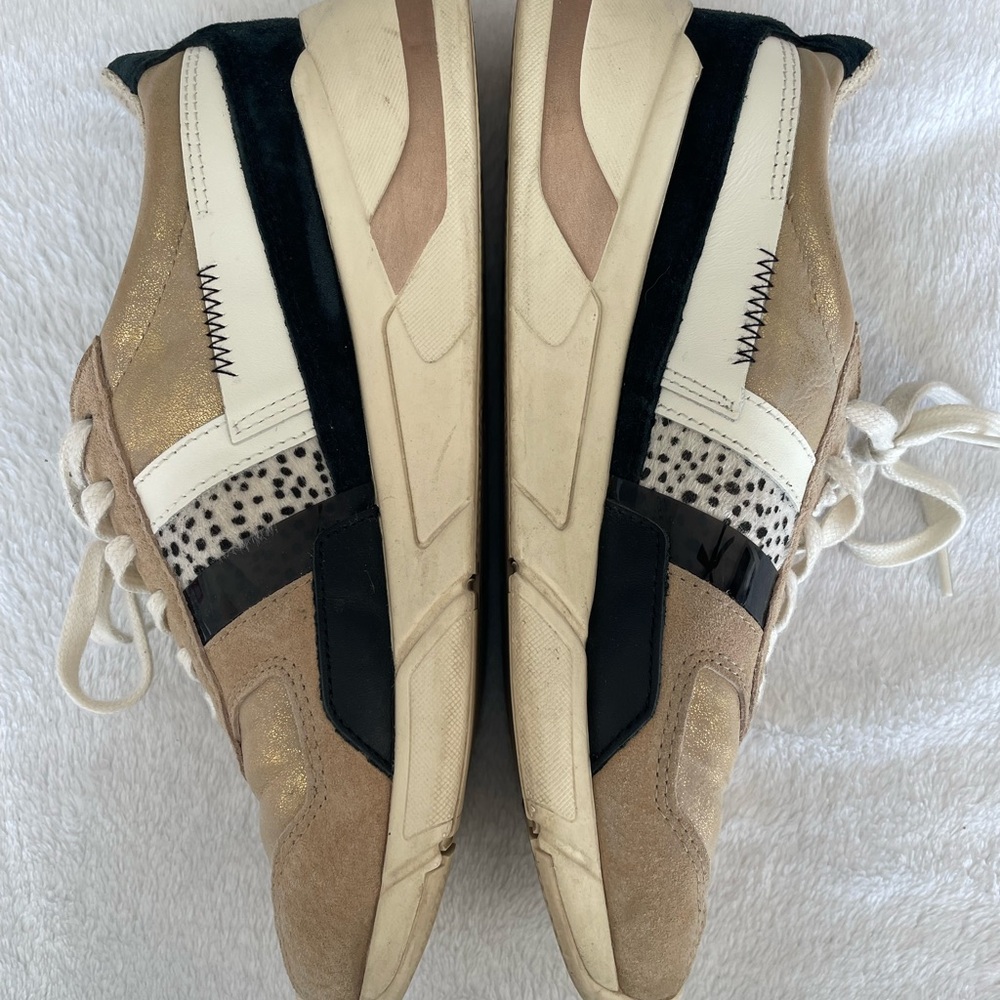 Gola Women's Gold and Black Sneakers - Picture 4 of 6